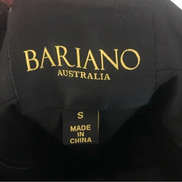 Bariano Australia Off Shoulder Formal Sheath Evening Dress Black Size S NWT - Picture 8 of 14